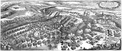 La bataille de Nördlingen le 6 septembre 1634, 1670 - Matthaus the Elder Merian