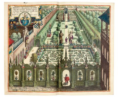 Le Jardin de Johan Schwinden - Matthaus the Elder Merian