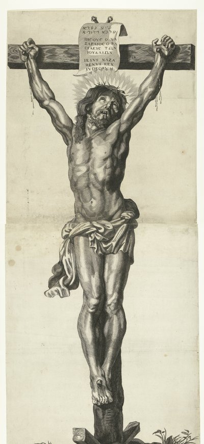 Christ en croix - Mattheus Borrekens