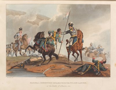 Le maréchal Beresford engagé avec le lancier polonais, à la bataille d