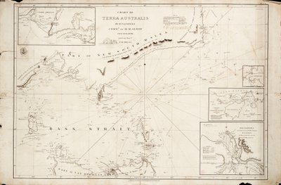 Carte du détroit de Bass par Matthew Flinders - Matthew Flinders
