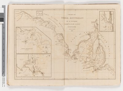 Carte de la Terra Australis, côte sud, feuille III - Matthew Flinders