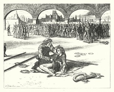 La légende de la plume du prince - Matthew James (attr. to) Lawless