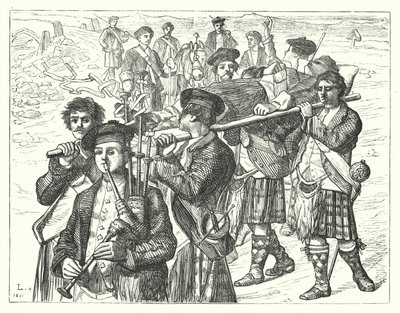 La nuit après Culloden - Matthew James (attr. to) Lawless