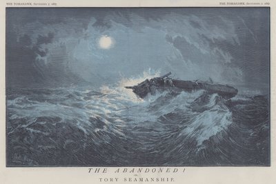 Les Abandonnés ! ou, la navigation tory (lithographie en couleur) - Matthew