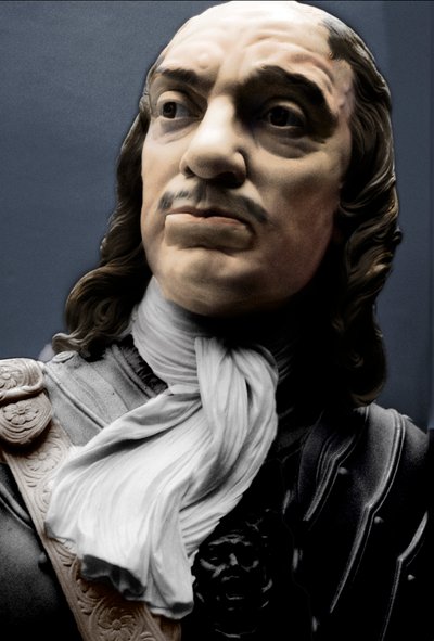 Buste de Lord Protecteur Oliver Cromwell, 1860 - Matthew Noble