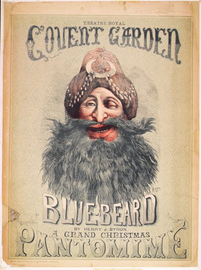 Affiche pour une pantomime de Noël de 
