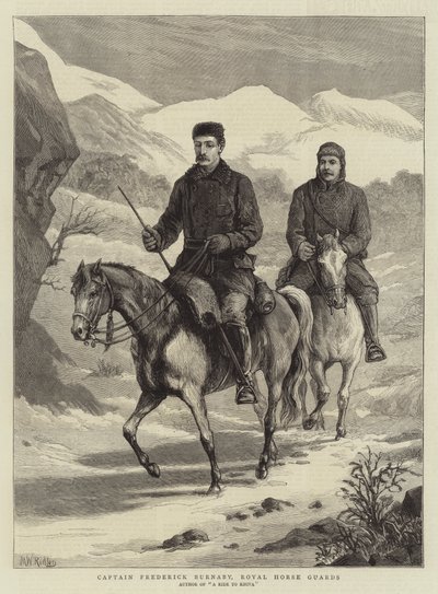 Capitaine Frederick Burnaby, Royal Horse Guards - Matthew White Ridley