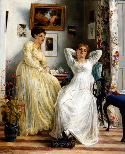 Sœurs, c.1876 - Matthew White Ridley