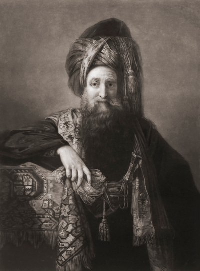 Edward Wortley Montagu. Portrait. (impression) - Matthew William (after) Peters