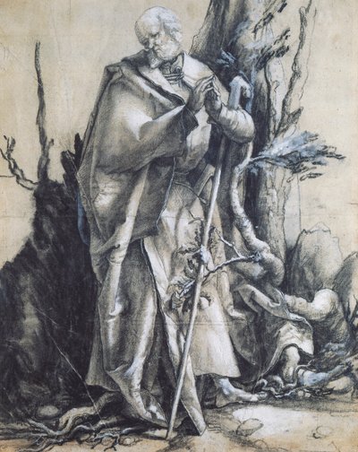 Saint Jean dans la forêt, par Matthias Grünewald - Matthias (c.1480 1528) Grunewald