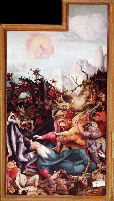 La Tentation de Saint Antoine le Grand, Retable d
