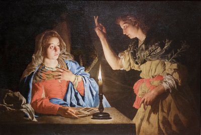 Annonciation - Matthias (c.1600 p.1650) Stomer
