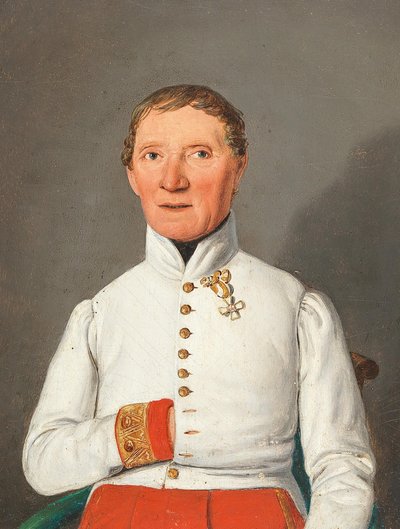 Portrait de Friedrich Hoffmann von Donnersberg 1769-1848, 1842 - Matthias Rudolf Toma