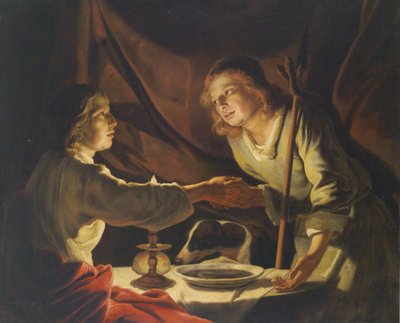 Ésaü et Jacob - Matthias Stomer