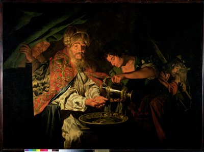 Pilate se lavant les mains - Matthias Stomer