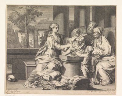 Sainte Famille avec Zacharie, Élisabeth et Jean-Baptiste - Matthijs Pool