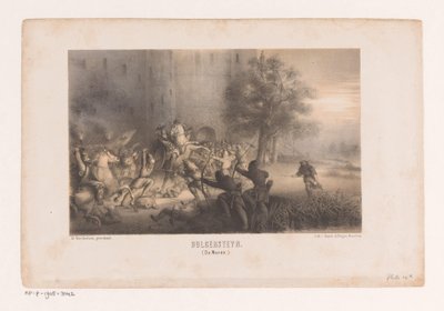Bulgersteyn assiégé par les Normands - Matthijs Willem Gerardus Michielsen