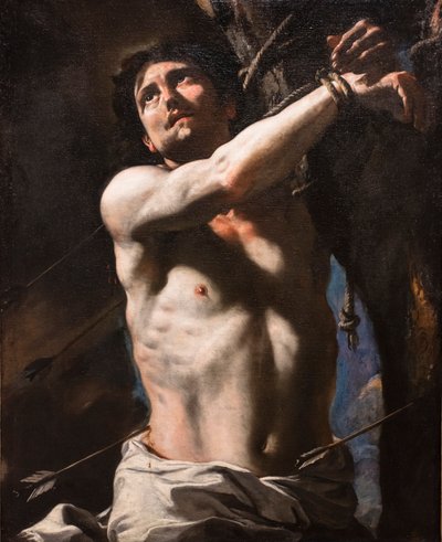 Saint Sébastien, vers 1650-1652 (huile sur toile) - Mattia (1613-99) Preti