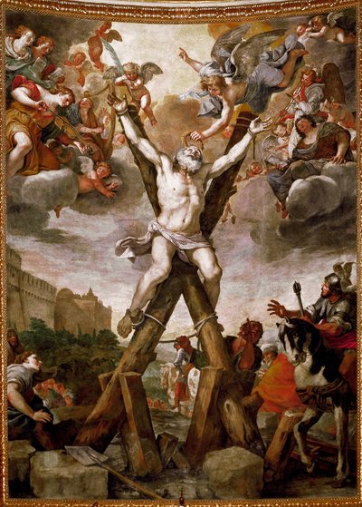 Crucifixion de Saint André - Mattia Preti