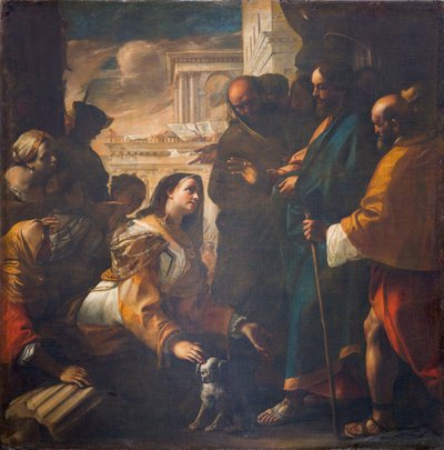 Le Christ et la femme de Canaan - Mattia Preti