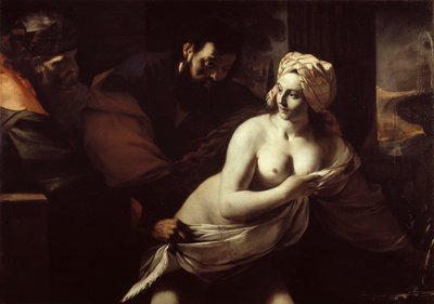 Suzanne et les vieillards, 1600s - Mattia Preti