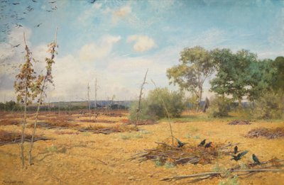 Quand les houblons sont rentrés et les jardins nus, 1888 - Maud Naftel