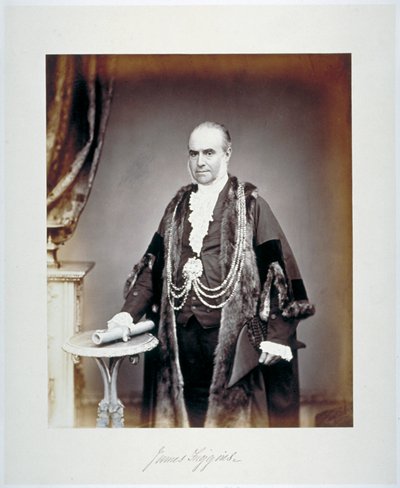 James Figgins, Shérif de Londres, en costume de shérif, vers 1865 - Maull and Co