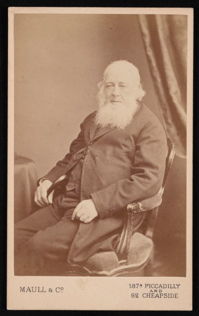 Portrait de John Gould 1804-1881 - Maull and Co