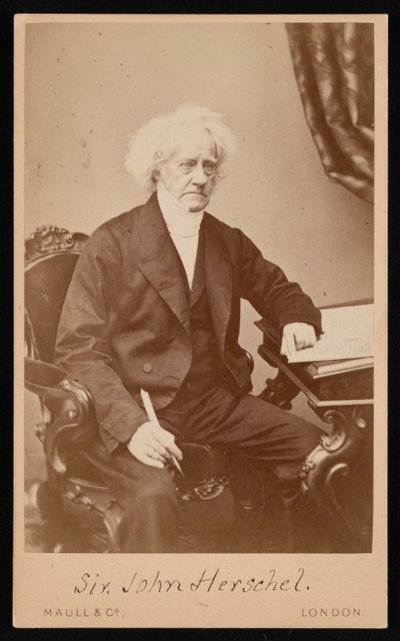 Portrait de Sir John Frederick William Herschel 1792-1871, avant 1871 - Maull and Co
