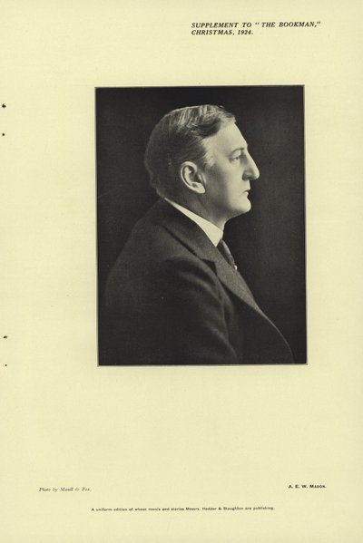 Portrait de A E W Mason - Maull and Fox