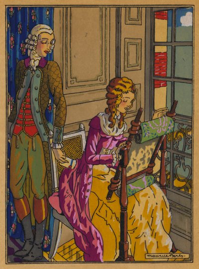 Illustration pour Les Liaisons Dangereuses par Choderlos De Laclos - Maurice Berty