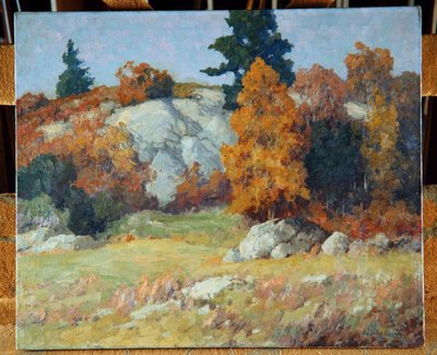 Roc en automne, vers 1929 - Maurice Braun