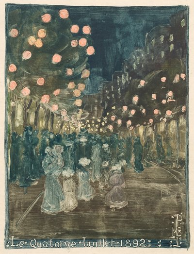 Fête nationale, 1892 - Maurice Brazil Prendergast