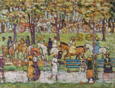 Central Park - Maurice Brazil Prendergast