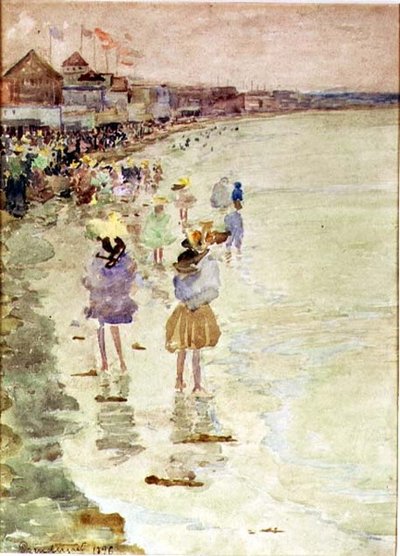 Crescent Beach - Maurice Brazil Prendergast