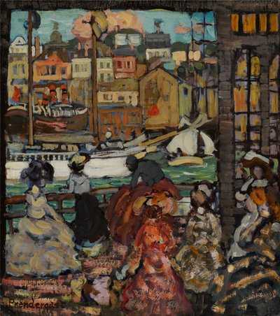 Ferry de East Boston, c.1907-10 - Maurice Brazil Prendergast