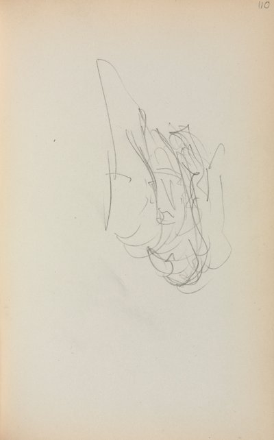 Carnet de croquis italien : Gondole page 110, 1898-1899 - Maurice Brazil Prendergast
