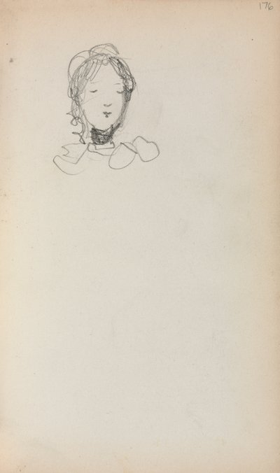 Carnet de croquis italien : Tête d