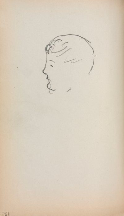 Carnet de croquis italien : Tête d