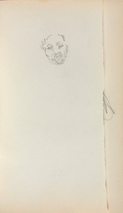 Carnet de croquis italien : Tête d
