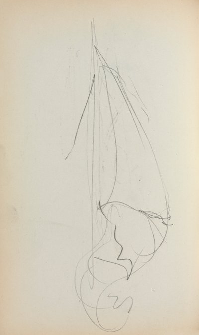 Carnet de croquis italien : Voile page 73, 1898-1899 - Maurice Brazil Prendergast