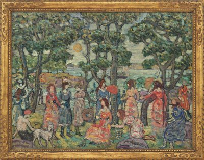 Paysage avec figures - Maurice Brazil Prendergast
