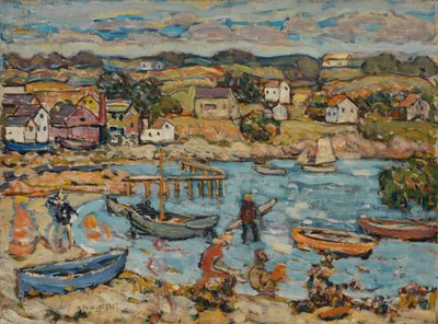 Port de Marblehead - Maurice Brazil Prendergast