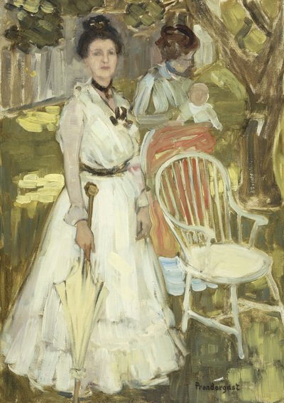 Portrait de Mme - Maurice Brazil Prendergast