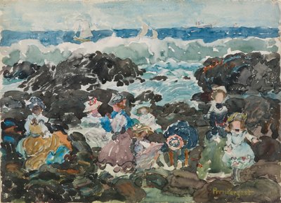 Surf, Cohasset - Maurice Brazil Prendergast