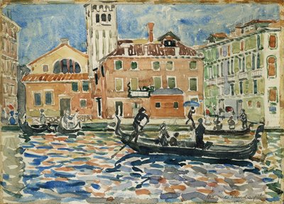 Venise, c.1909 - Maurice Brazil Prendergast