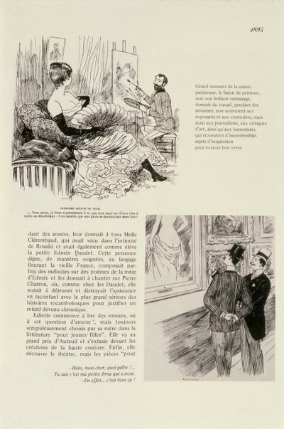 Première séance pour un portrait, 1895 - Maurice Charles Mathieu Bonvoisin