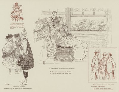 Illustration pour La Vie De Londres par Mars - Maurice Charles Mathieu Bonvoisin
