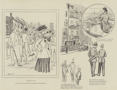 Illustration pour La Vie De Londres par Mars - Maurice Charles Mathieu Bonvoisin